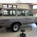 A classical 1988 Land Cruiser FJ-62