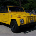 A CLEAN SOLID GEORGIA OLE YELLER VW WAGON COMPARE 2 BUG BEETLE RAIL BUS RABBIT