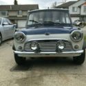 A completely restored mini with an Austin Cooper S look