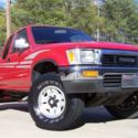 A NICE ORG PAINT COLD AC 4WD ALL STK NO RUST SHORT BED POST HI LUX SISTER TRUCK