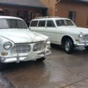 A pair of 122S Volvo Amazon Wagons RUST FREE Az. Barn finds (yes 2 cars)