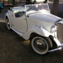 A rare 1950 MG YT, considered one of the T series, TC,TF,TD