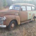 A rare find!  Largely complete unmolested 1949 Chevrolet Suburban.  No Reserve!