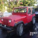 A REAL SOUTHERN BELL   1990  JEEP WRANGLER 2.5   5SPEED 4X4