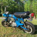 A UNRESTORED ORG PAINT GARAGED SURVIVOR Z50 MINI 50 110 DIRT BIKE 4 ATV WHEELER