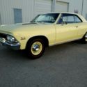 ABSOLUTLEY GORGEOUS LEMONWOOD YELLOW AUTHENTIC 1966 CHEVROLET CHEVELLE SS 396