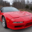 ACURA NSX WITH FIVE SPEED MANUAL TRANSMISSION AND CUSTOM WHHELS