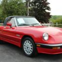 Alfa Romeo Spider Quadrifoglio 1986 Red Convertible