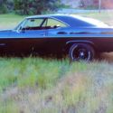 all numbers matching 1966 impala 396 Muncie 4 speed 12 bolt CA black on black ss