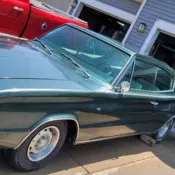 All original 1966 dodge charger 318 at white interior