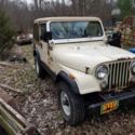 all original 1986 Jeep CJ7 with factory removable hardtop