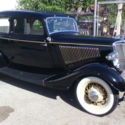 ALL STEEL Restored 1934 FORD VICTORIA V/8 !! tudor-street rod-hot rod-original