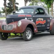 All Steel Willys Gasser!! Retired Race Car, now Street Friendly!