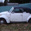 ALL STOCK White 1978 Convertible VW Super Beetle BUG - SUPER STRAIGHT BODY