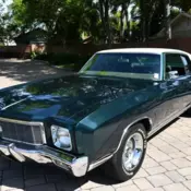 Amazing 1971 Chevrolet Monte Carlo Numbers Matching 402ci V8 A/C PS PB