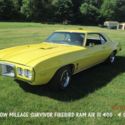 AMAZING SURVIVOR 1969 FIREBIRD 400 RAM AIR III 4 SPEED RARE!