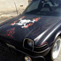 AMC "Pimp My Ride" Customized Pacer. Vintage, New Interior, Skulls, Pinstriping