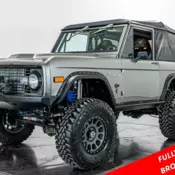 An extremely clean and well-built restomodded Bronco with upgrades galore!