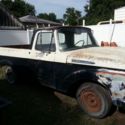 Antique 1962 ford F100 Unibody