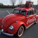 Antique 1968 VW Beetle &#034;Coca Cola&#034; Tribute