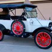 Antique brass era Sudebaker Model