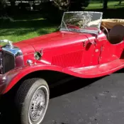 antique classic 1937 SS100 Kit Car