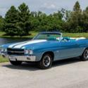 Astro Blue Color Code 25 Chevrolet Chevelle SS Convertible with 68581 Miles avai