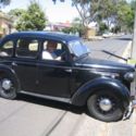 AUSTIN 8 SEDAN 1947 VGC ORIGINAL 42,000 MILES NO RUST PLATE KJ860 (BLACK/WHITE)