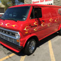 AWESOME 1974 FORD Econoline SURFER VAN 79,800 Orig Miles, Mural, Cragars, Sweet