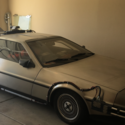 Back To The Furture Delorean Time Machine with props