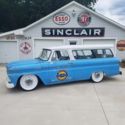Bagged 1964 Suburban on 22&#034; steelies C10 Chevrolet Rat rod hot Patina ratrod gmc