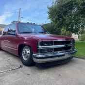Bagged 1988 OBS Chevy EXT Cab Dually
