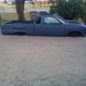 Bagged Nissan Truck