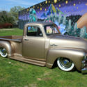 BAGGED PICKUP TRUCK hot rod street vintage bomb 1954 1953 1952 1951 1950 1949 48