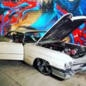 Bagged twin turbo 1959 Cadillac show car custom Hotrod rat rod project streetrod