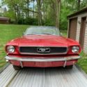 Barn Find    1966 Mustang Convertible  V-8  Candy Apple Red     Barn find