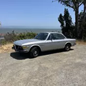 Barn Find California E9 1970 BMW 2800cs 4sp Manual, Silver / Blue Leather