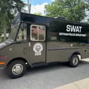 Batman Begins MOVIE VAN SWAT VAN Gotham Police Department from 2005 COOL!!!!