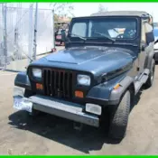 (BCC) 1988 Jeep Wranger 4.2 L 6 Cylinder NO RESERVE