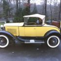 Beautiful 1930 model A Roadster with Rumble Seat