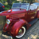 BEAUTIFUL 1936 FORD ROADSTER CONVERTIBLE WITH RUMBLE SEAT/ CORVETTE MOTOR