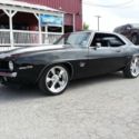 Beautiful 1969 Chevrolet Camaro Coupe SS with gray stripes