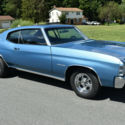 BEAUTIFUL 1971 CHEVROLET CHEVELLE MALIBU; ONE-OWNER, #'S MATCH V-8, AUTO (video)