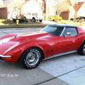 BEAUTIFUL 1972 CORVETTE 454 V8 / 4 SPEED - RED WITH BLACK LEATHER - 68,208 MILES