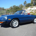 Beautiful 1974 Alfa Romeo Spider Veloce 2000. Rare Blue/Burgundy Combo 100+pics