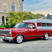 BEAUTIFUL 1985 DODGE RAM D150 CAMPER SPECIAL 5.9L 59K MILES ORIGINAL- SWEET!!