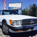 Beautiful 1987 Mercedes-Benz 560SL Numbers Matching! White Hard & Soft Tops 119K