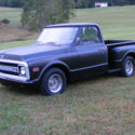 BEAUTIFUL DRIVER QUALITY 69 STEPSIDE WITH THUMPER V-8 /CUSTOM INTERIOR/SOUND SYS