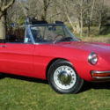 Beautiful example of a Pininfarina designed &#039;round tail&#039; Alfa Spider.