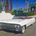 Beautiful head turning 1961 cadillac convertible with rare factory bucket seats.